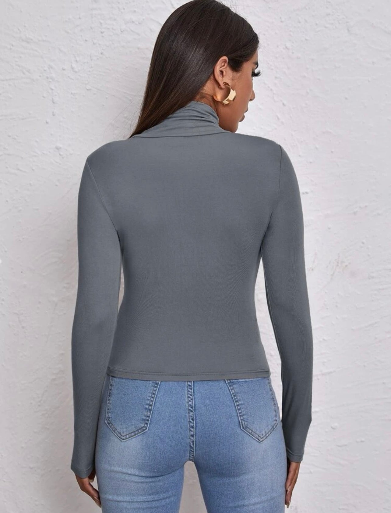 Top de cuello de tortuga