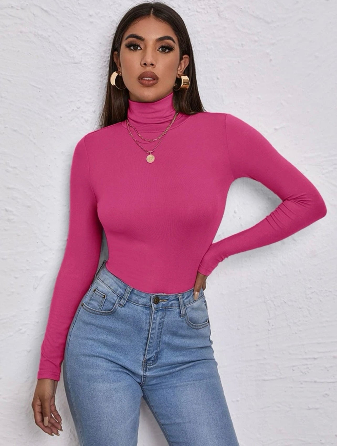 Top de cuello de tortuga