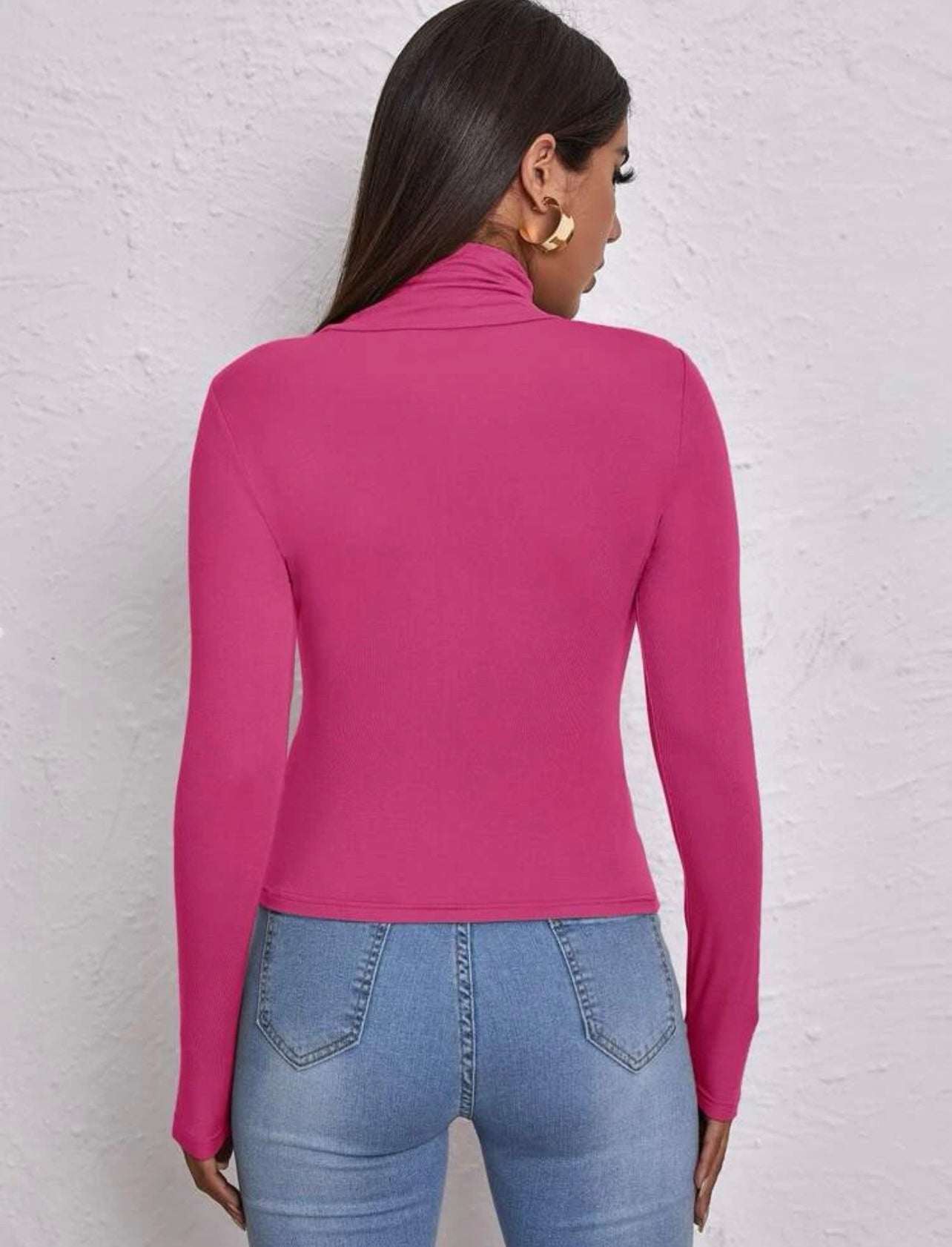 Top de cuello de tortuga