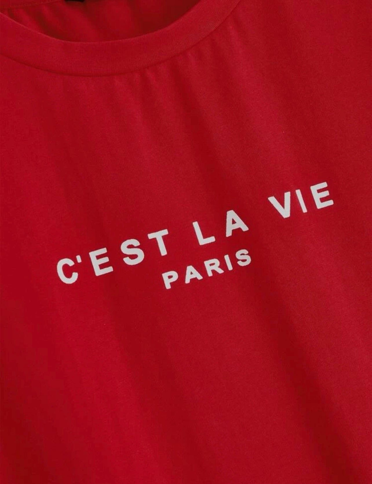 Camiseta con estampado de slogan