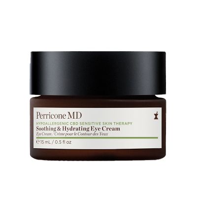 Crema de ojos calmante e hidratante hipoalergénica para terapia de piel sensible con CBD