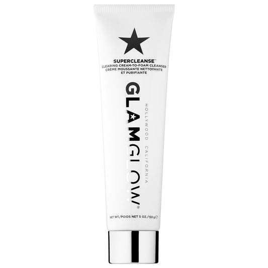 Glamglow Supercleanse Clearing crema a espuma limpiador por Glamglow para mujeres – 5 Oz Cleanser, 5 Oz 5 Oz