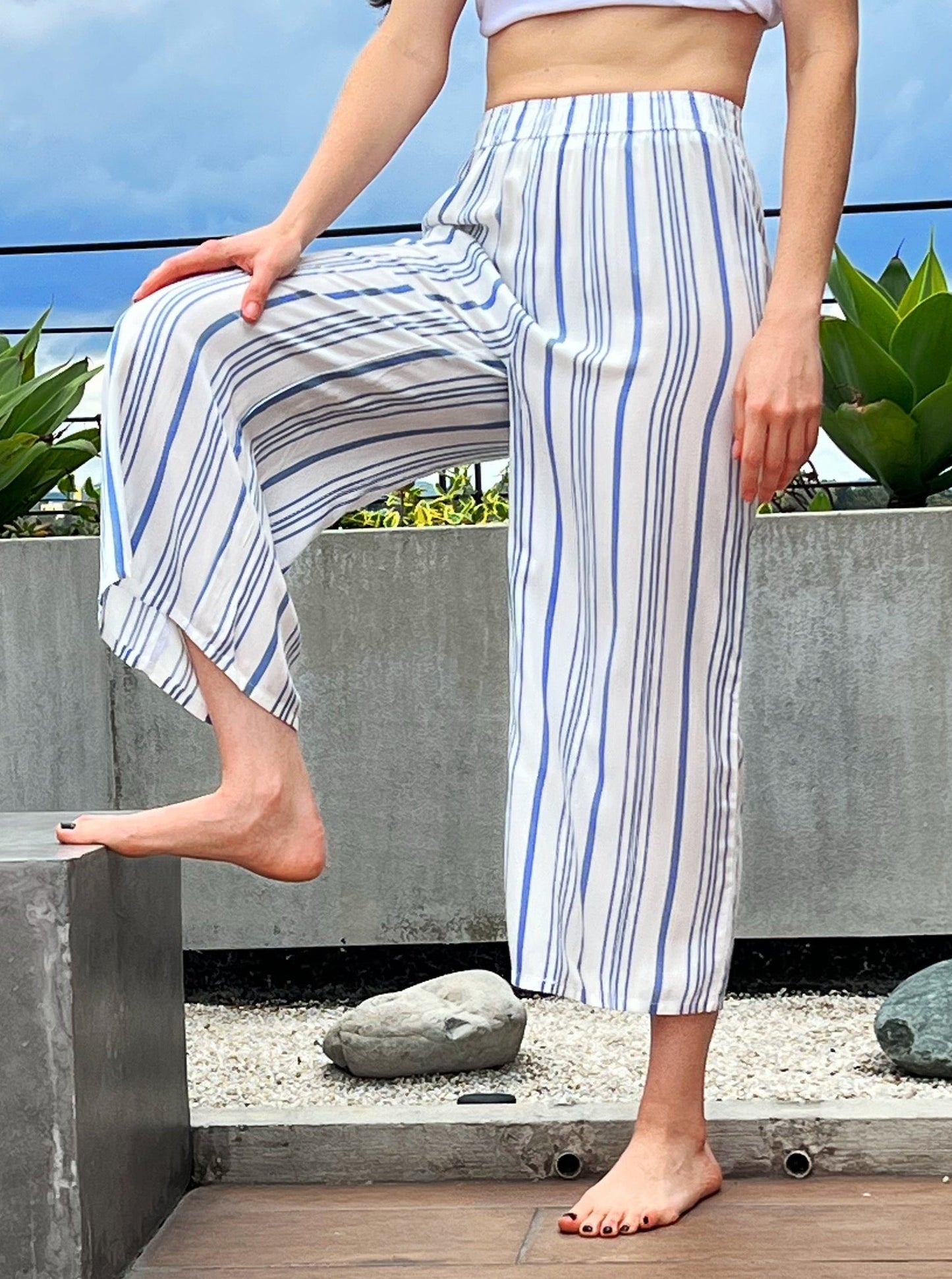 Pantalon con rayas