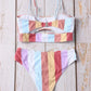 Bikini de color combinado
